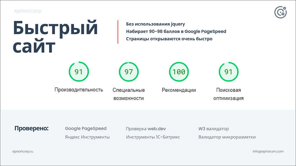 Apriori.Corp: Компания - корпоративный сайт